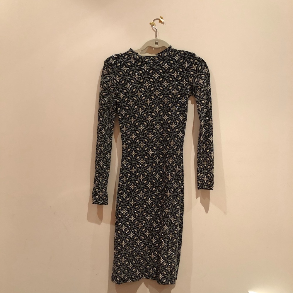 RIVER ISLAND glitter midi dress